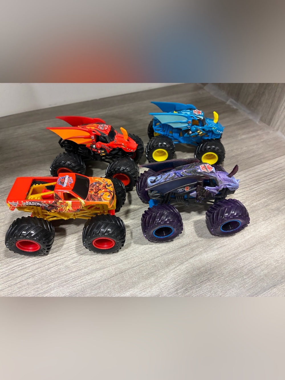 Monster Jam BAKUGAN Loose Truck HTF 1:64 Diecast Lot or 4